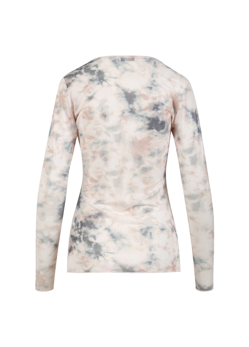 CC Heart CC HEART EVE MESH O-NECK Shirt/Blouse Grey blur print - 124