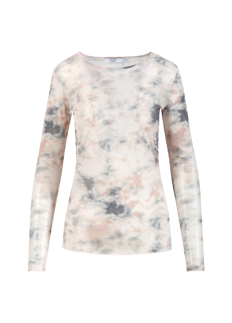 CC Heart CC HEART EVE MESH O-NECK Shirt/Blouse Grey blur print - 124
