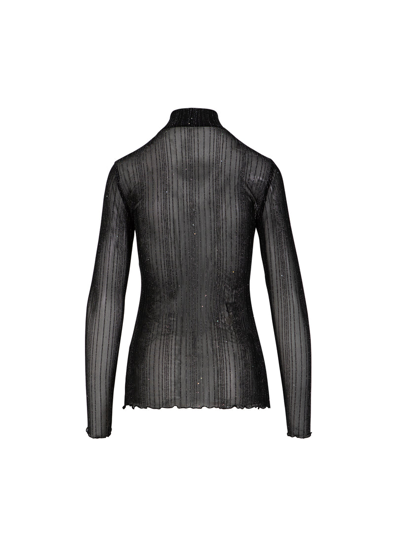 CC Heart CC HEART EVE MESH TURTLENECK Shirt/Blouse Black glitter - 100