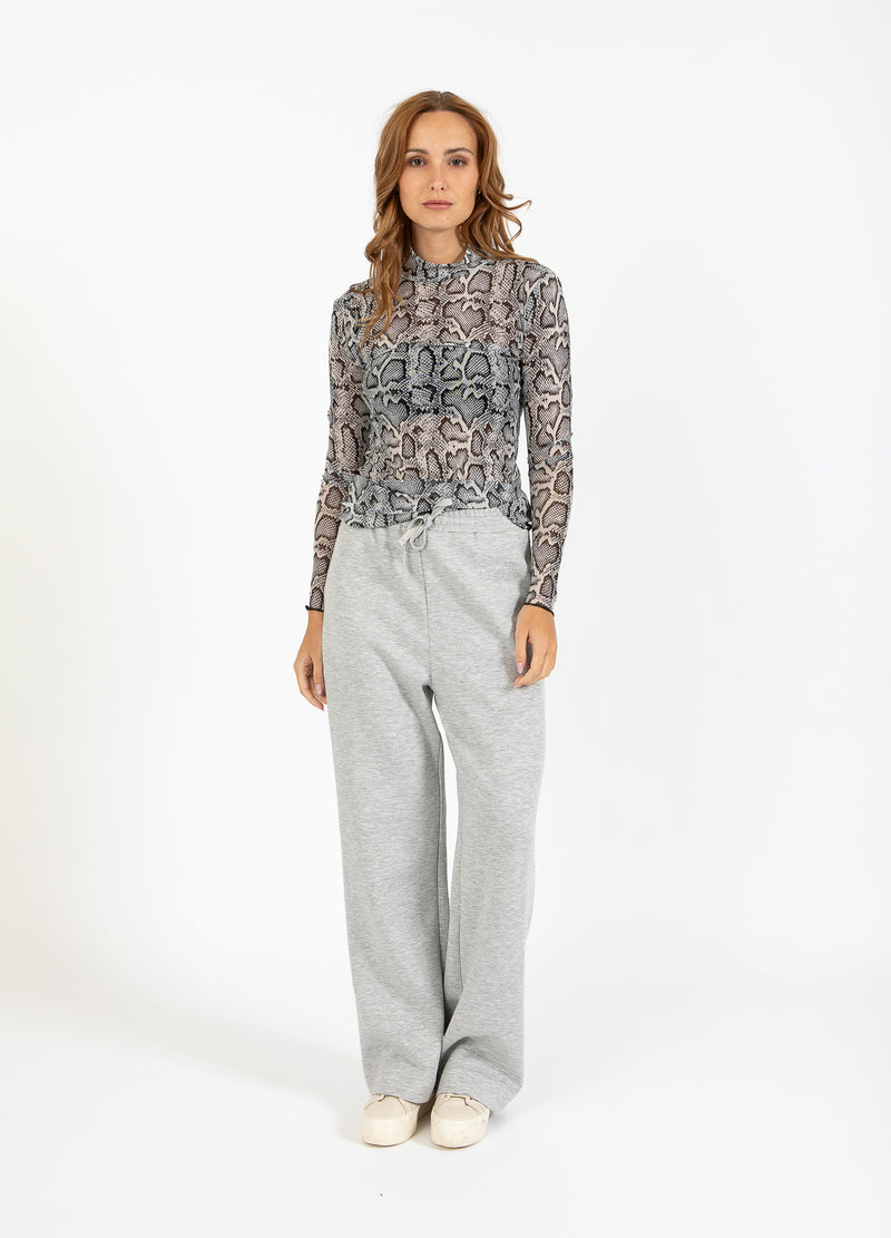 CC Heart CC HEART EVE MESH TURTLENECK Shirt/Blouse White snake print - 270
