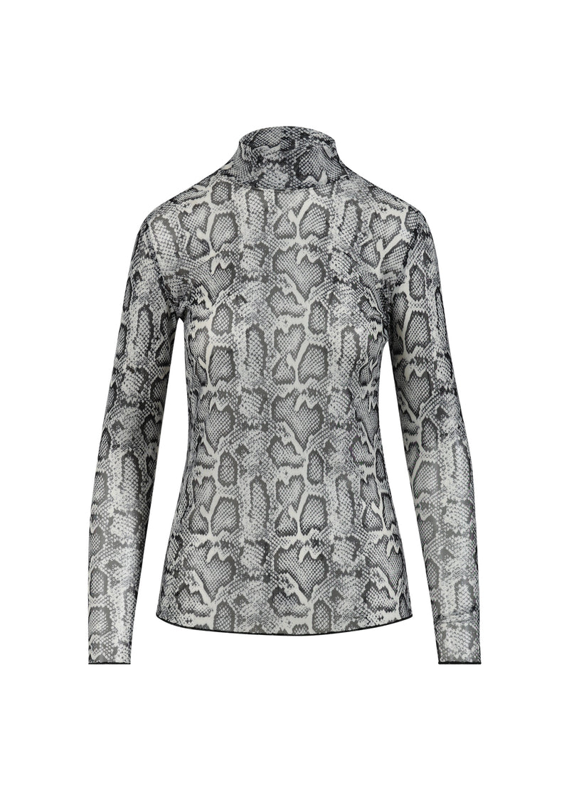 CC Heart CC HEART EVE MESH TURTLENECK Shirt/Blouse White snake print - 270