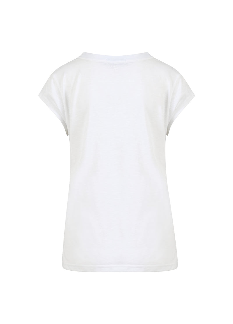 CC Heart CC HEART FACE T-SHIRT - CAP SLEEVE T-Shirt White - 200
