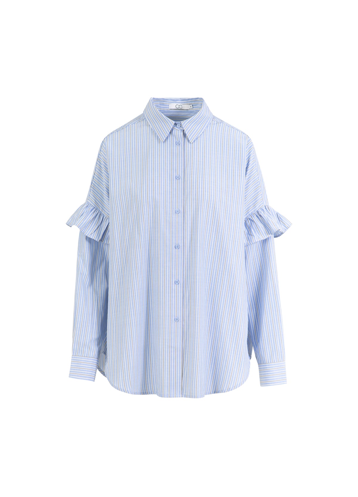 CC HEART GIA STRIPE FRILL SHIRT – costercopenhagen.com