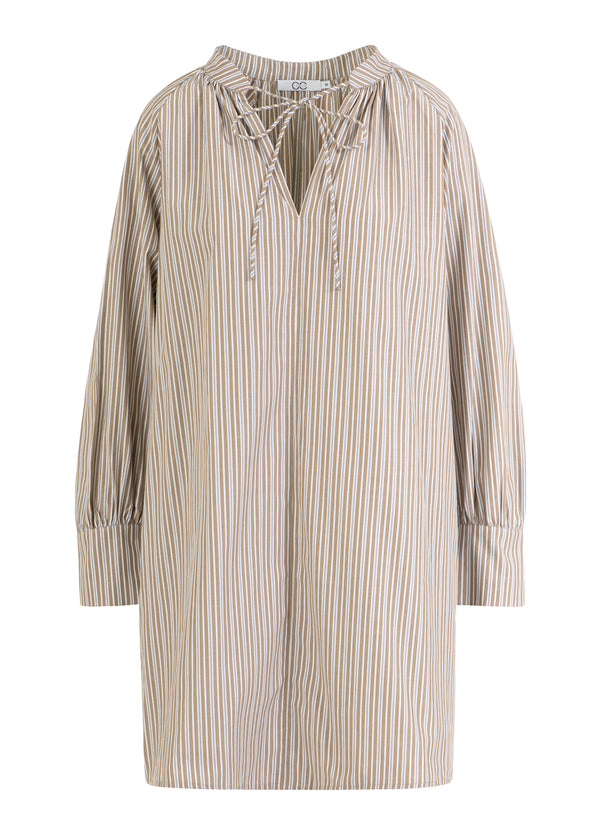 CC Heart CC HEART GIA STRIPE TUNIC DRESS Shirt/Blouse Brown stripes - 399