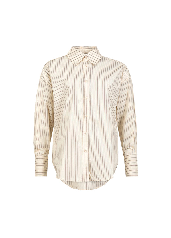 CC Heart CC HEART GRACIE STRIPE LOOSE SHIRT Shirt/Blouse Creme stripes - 285