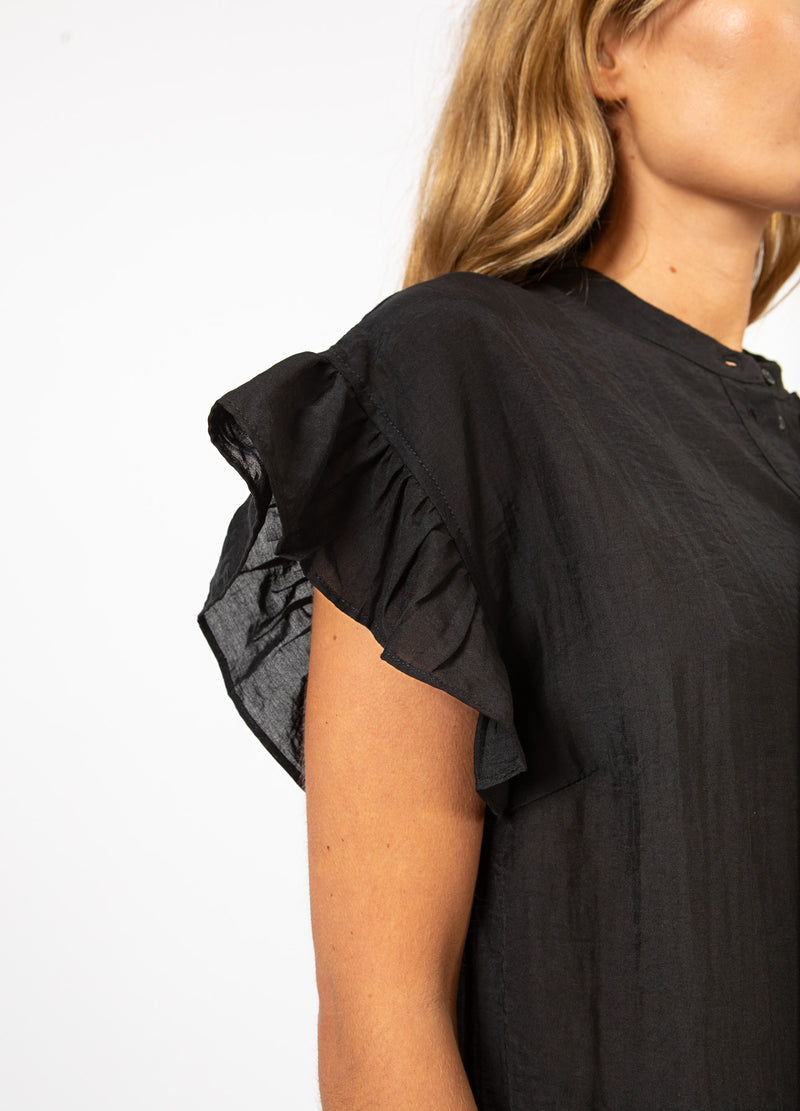 CC Heart CC HEART HAZEL FRILL SHIRT BLOUSE Shirt/Blouse Black - 100