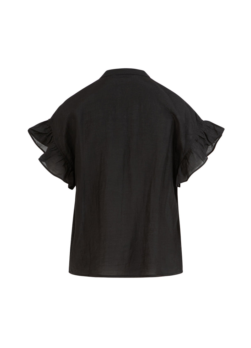 CC Heart CC HEART HAZEL FRILL SHIRT BLOUSE Shirt/Blouse Black - 100