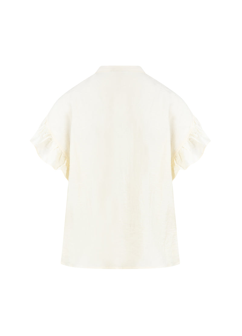 CC Heart CC HEART HAZEL FRILL SHIRT BLOUSE Shirt/Blouse Creme - 241
