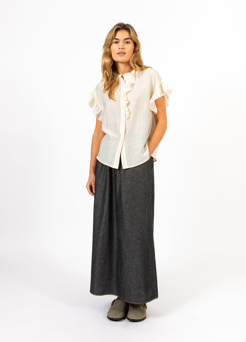CC Heart CC HEART HAZEL FRILL SHIRT BLOUSE Shirt/Blouse Creme - 241