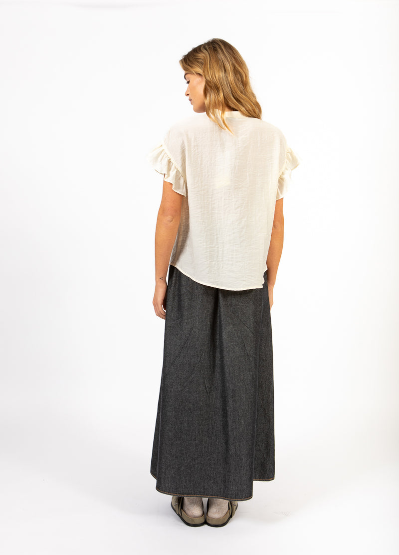 CC Heart CC HEART HAZEL FRILL SHIRT BLOUSE Shirt/Blouse Creme - 241