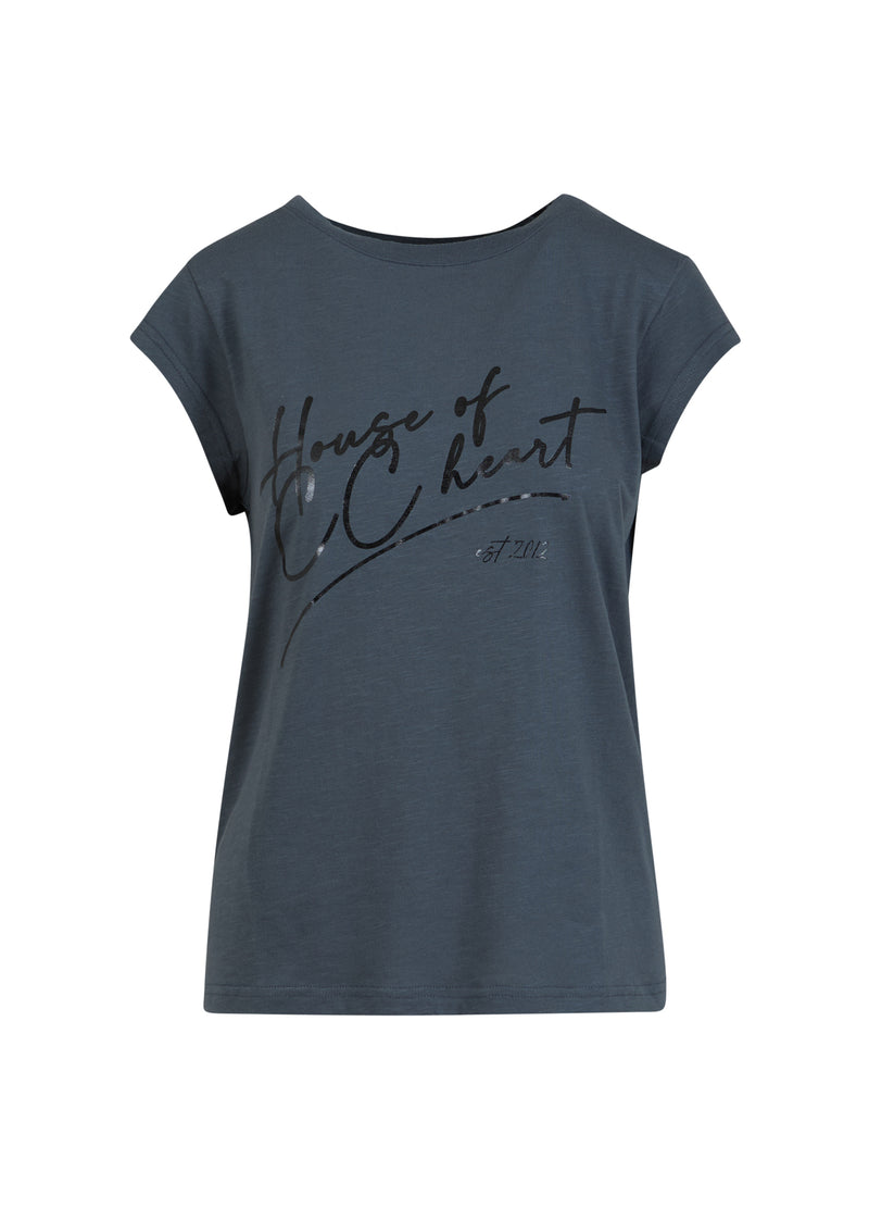 CC Heart CC HEART HOUSE T-SHIRT - SHORT SLEEVE T-Shirt Dark Stone Grey - 149