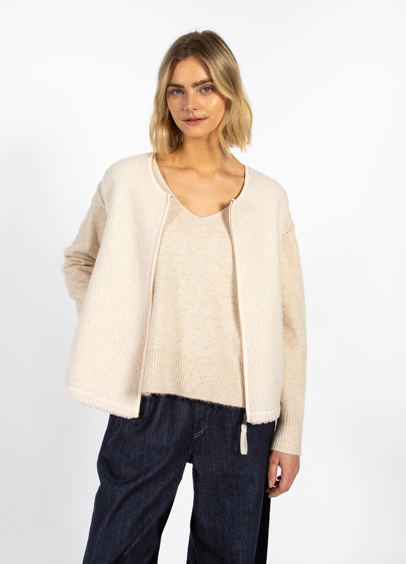 CC Heart CC HEART JAMIE FLEECE VEST Vest Off White - 202