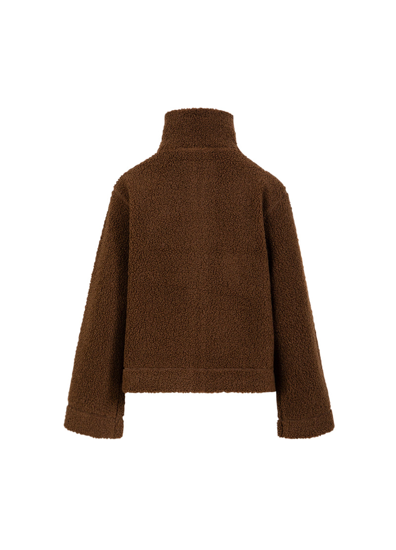 CC Heart CC HEART JAMIE FLEECE ZIP SWEATER Outerwear Chocolate brown - 349