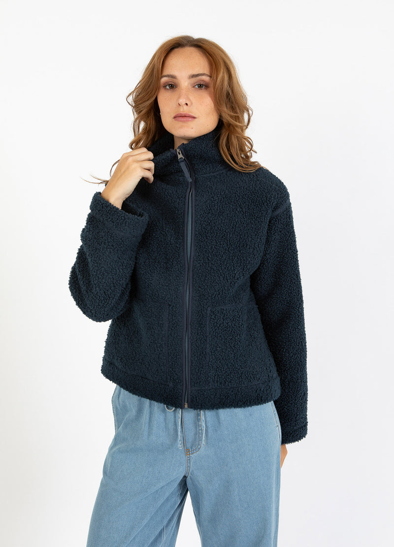 CC Heart CC HEART JAMIE FLEECE ZIP SWEATER Outerwear Navy - 563