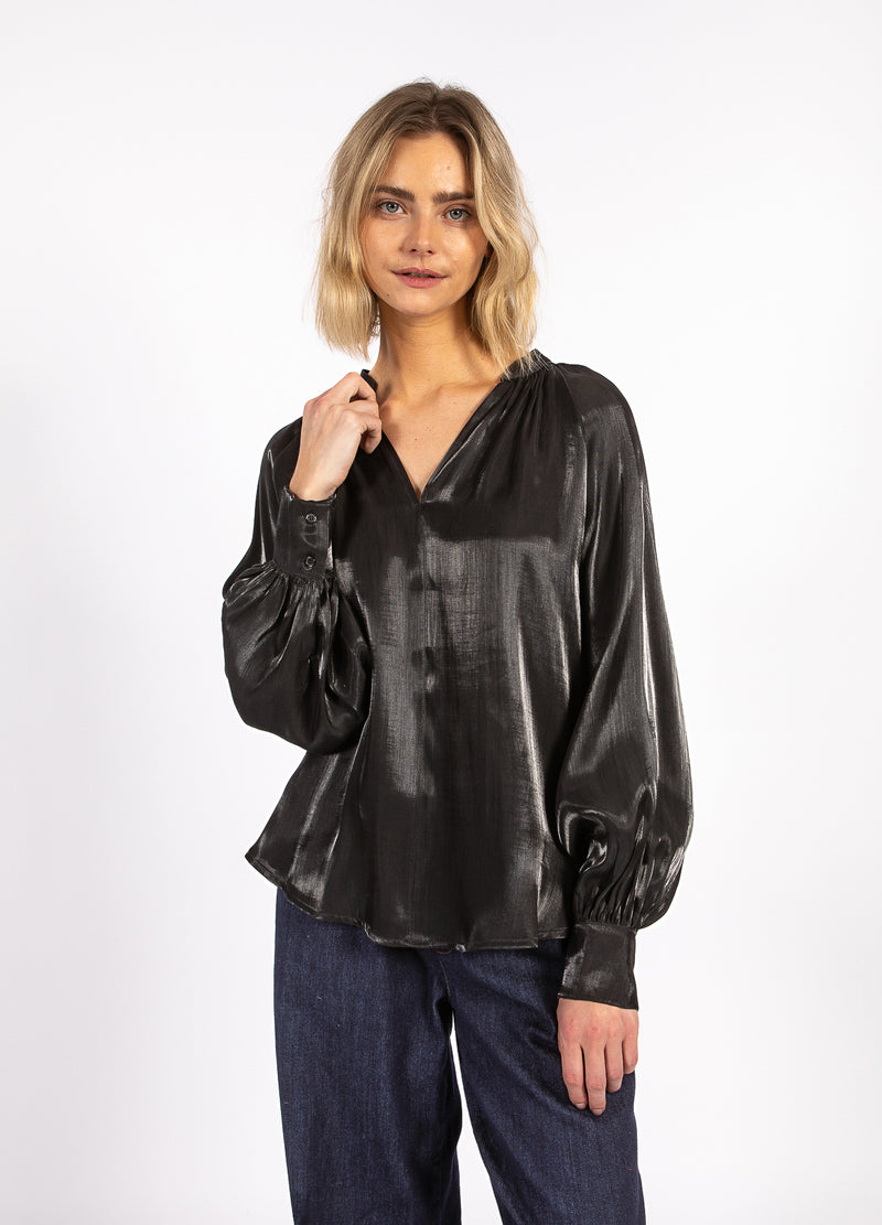 CC Heart CC HEART JOLIE BLOUSE WITH GATHERINGS Shirt/Blouse Black - 100