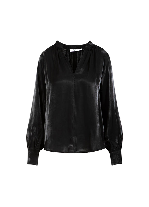 CC Heart CC HEART JOLIE BLOUSE WITH GATHERINGS Shirt/Blouse Black - 100