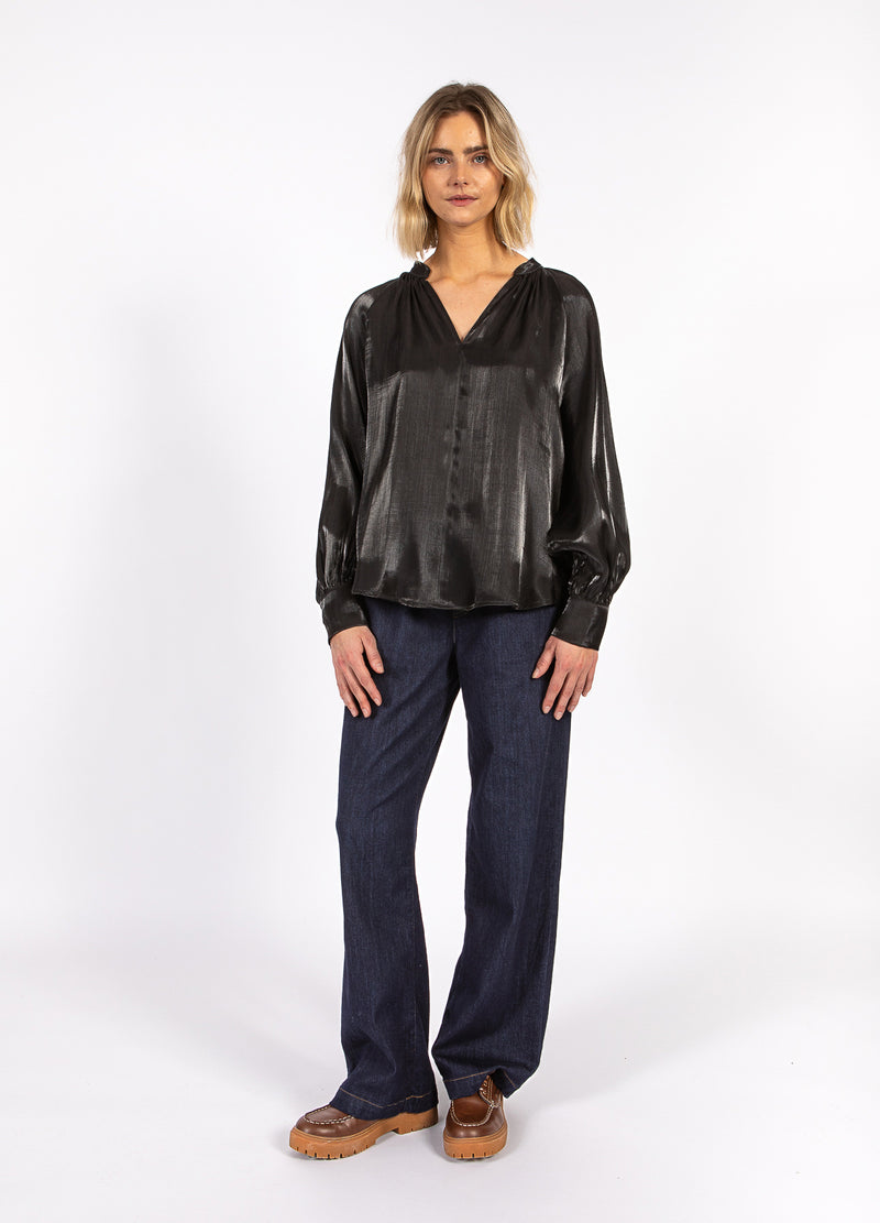 CC Heart CC HEART JOLIE BLOUSE WITH GATHERINGS Shirt/Blouse Black - 100