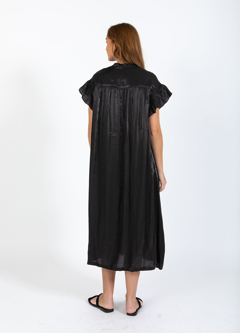 CC Heart CC HEART JOLIE METALLIC DRESS W. GATHERS Dress Black - 100