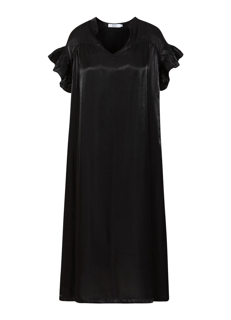 CC Heart CC HEART JOLIE METALLIC DRESS W. GATHERS Dress Black - 100