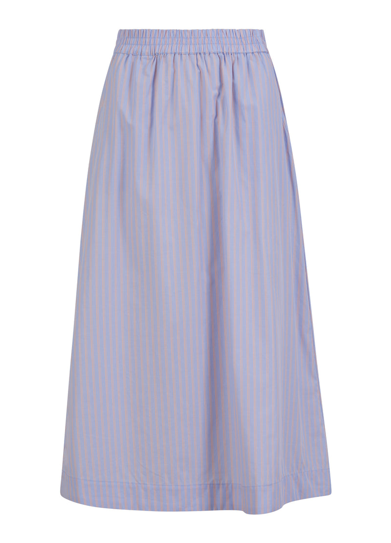 CC Heart CC HEART KAIA LONG SKIRT Skirt Light blue/mandarin stripes - 573