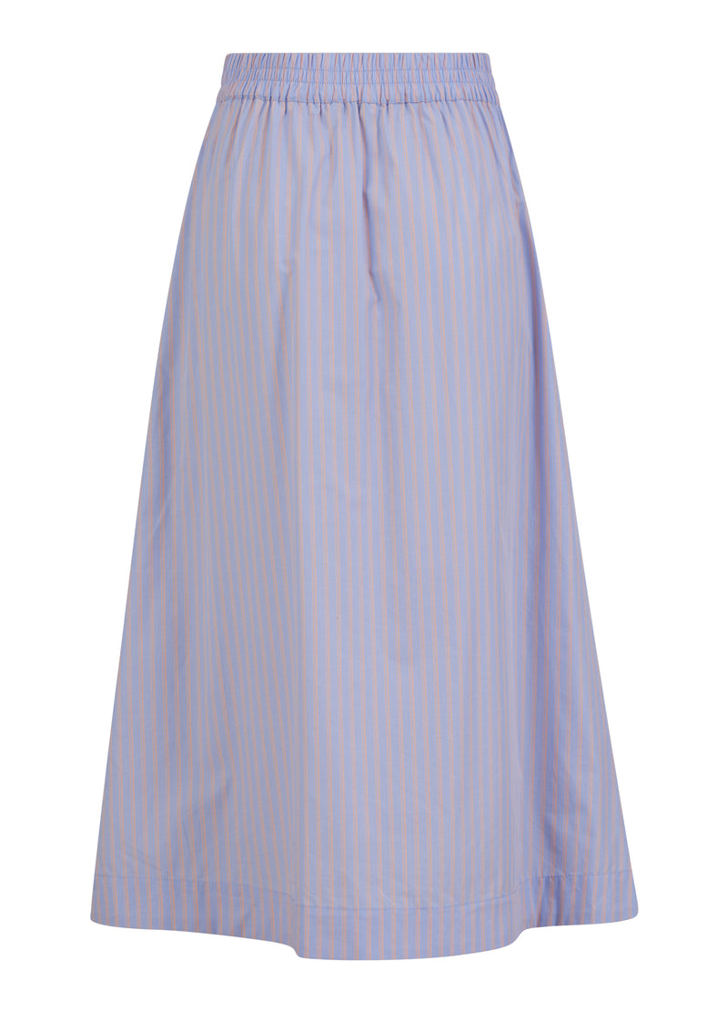 CC Heart CC HEART KAIA LONG SKIRT Skirt Light blue/mandarin stripes - 573