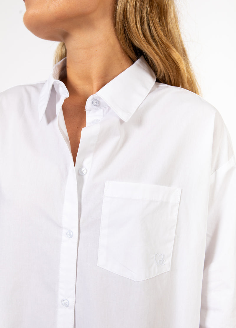 CC Heart CC HEART KIARA LONG SHIRT DRESS Dress White - 200