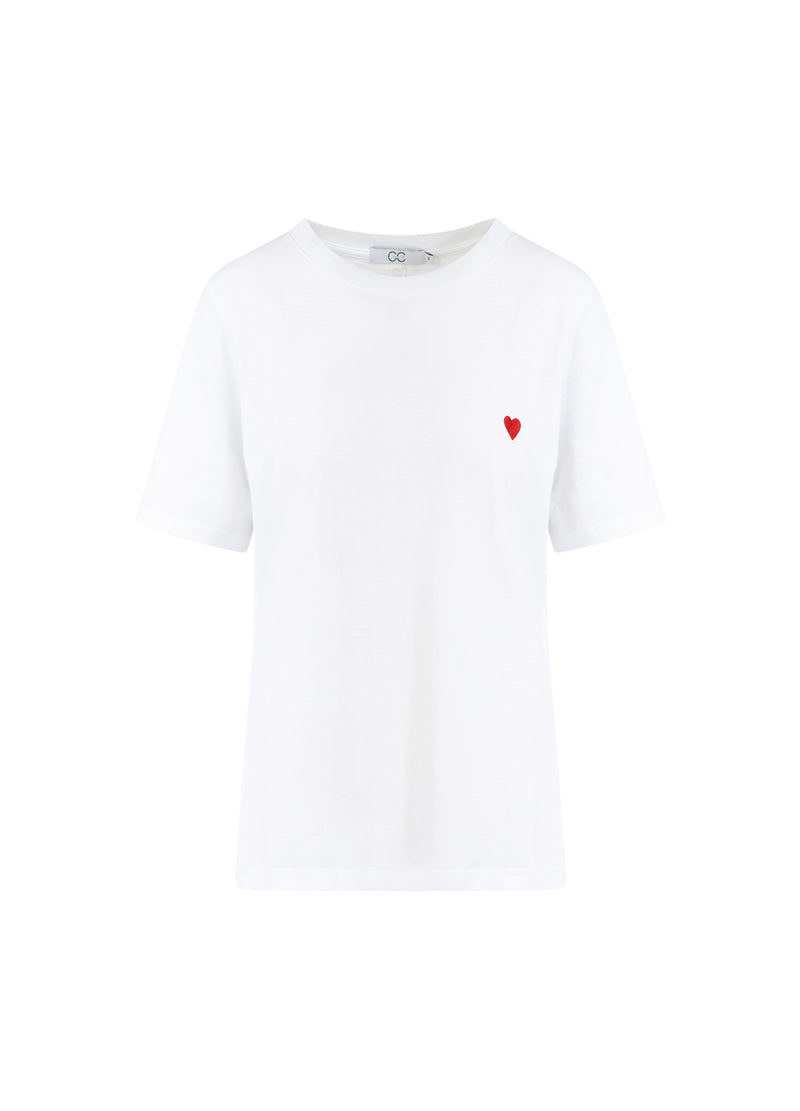CC Heart CC HEART KISS TEE - MID SLEEVES T-Shirt White - 200