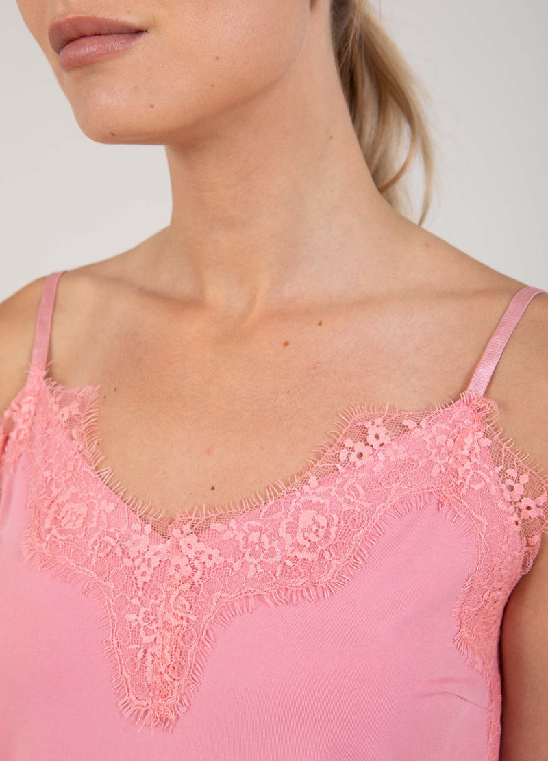 CC Heart CC HEART LACE TOP Top - Short sleeve Dust pink - 654