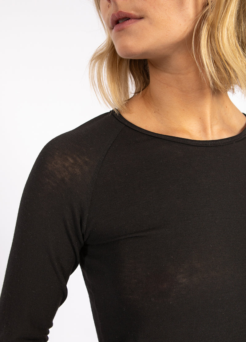 CC Heart CC HEART LANA KNIT WITH LONG SLEEVES Knitwear Black - 100
