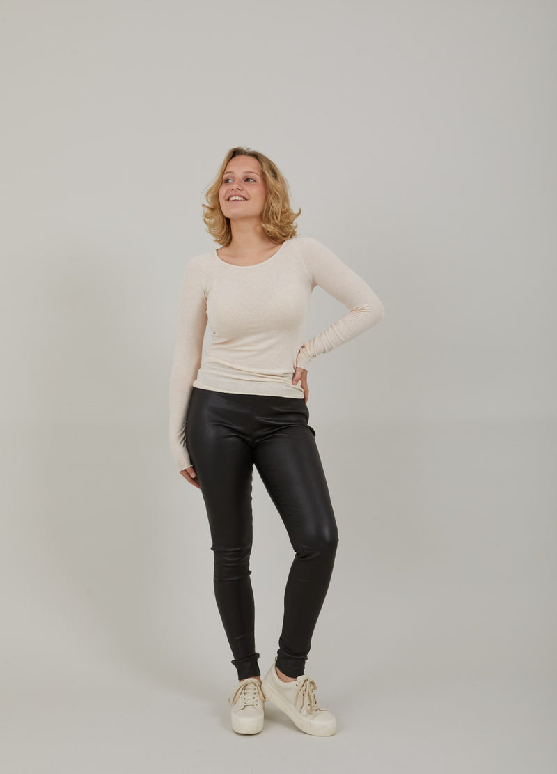 CC Heart CC HEART LANA KNIT WITH LONG SLEEVES Knitwear Creme - 364