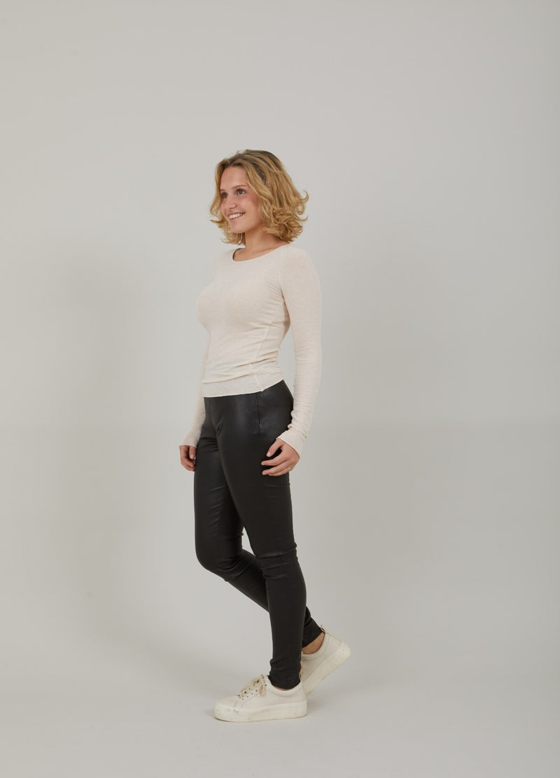 CC Heart CC HEART LANA KNIT WITH LONG SLEEVES Knitwear Creme - 364