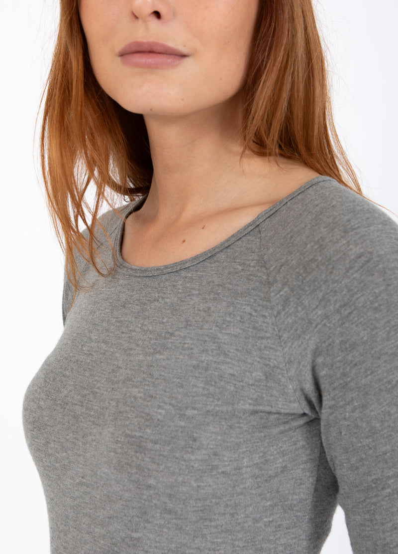 CC Heart CC HEART LANA KNIT WITH LONG SLEEVES Knitwear Grey melange - 142