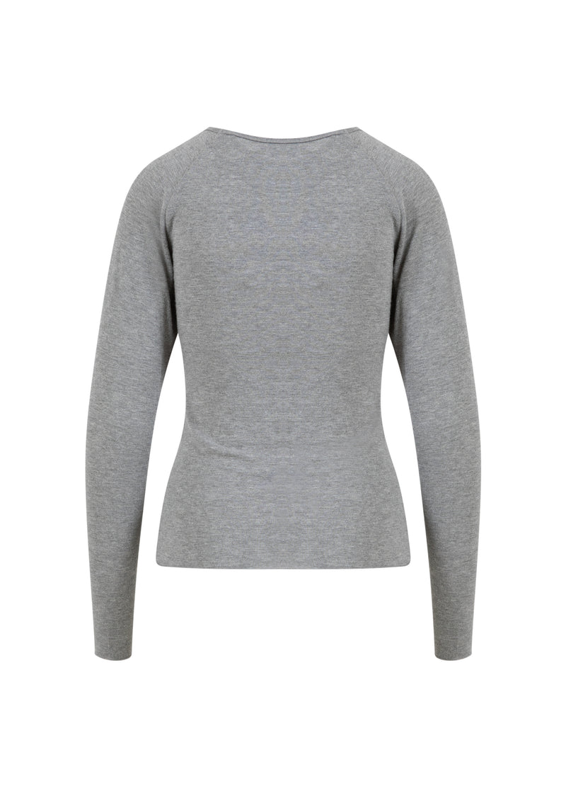 CC Heart CC HEART LANA KNIT WITH LONG SLEEVES Knitwear Grey melange - 142