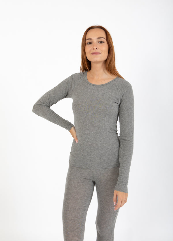 CC Heart CC HEART LANA KNIT WITH LONG SLEEVES Knitwear Grey melange - 142