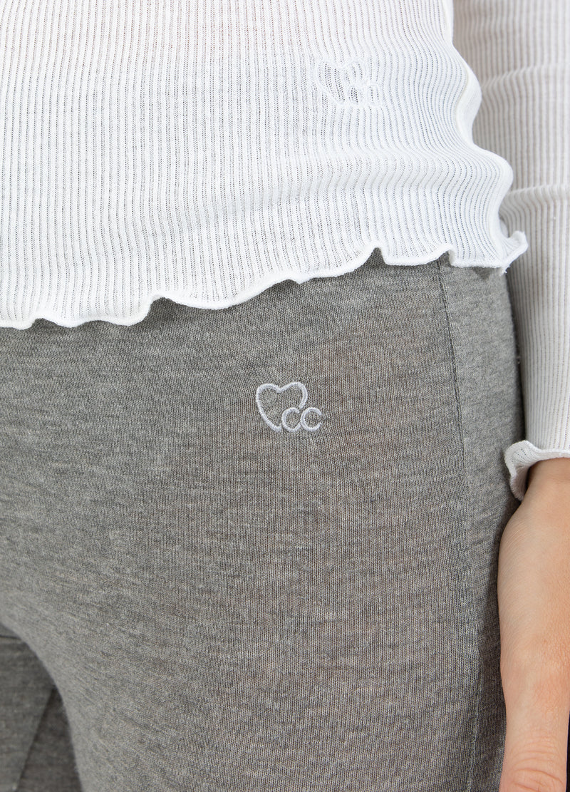 CC Heart CC HEART LANA WOOL LEGGINGS Pants Grey melange - 142