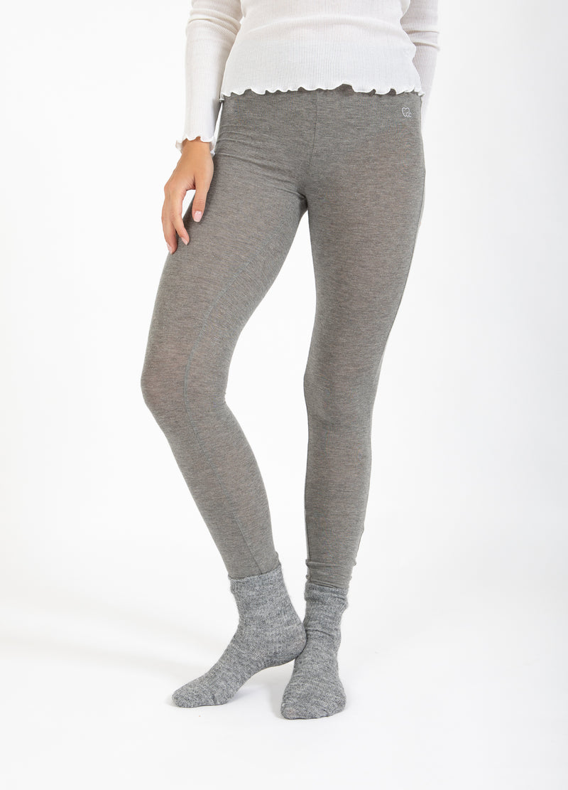 CC Heart CC HEART LANA WOOL LEGGINGS Pants Grey melange - 142