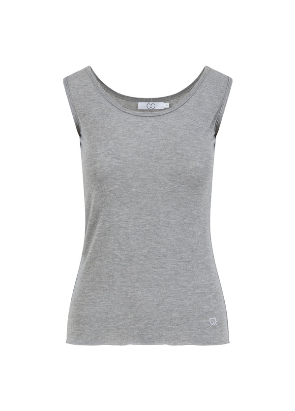 CC Heart CC HEART LANA WOOL TANKTOP Shirt/Blouse Grey melange - 142
