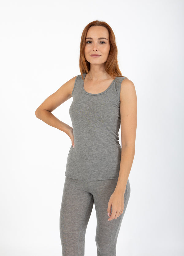 CC Heart CC HEART LANA WOOL TANKTOP Shirt/Blouse Grey melange - 142