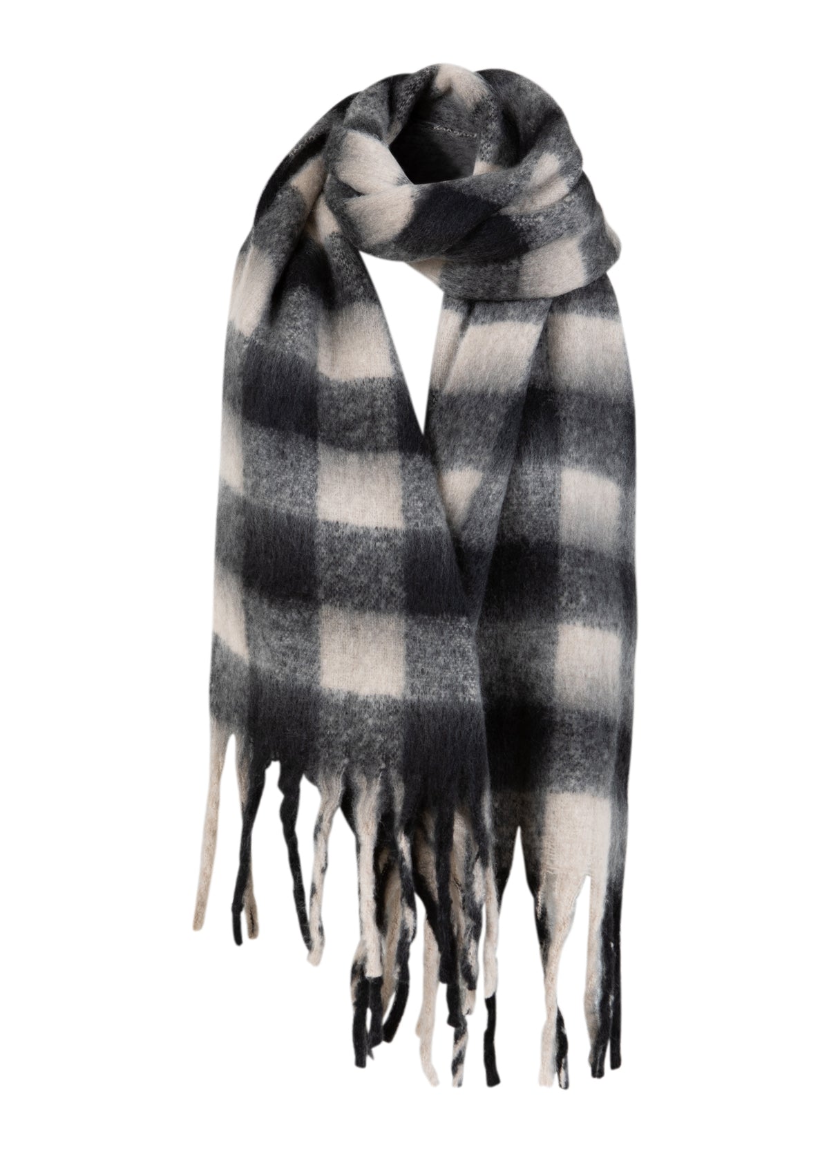 MININAI Fashion Argyle Pattern Scarves for Women Fall Winter