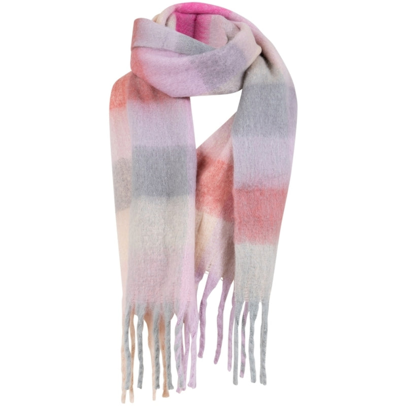 CC Heart CC HEART LARGE CHECKERED SCARF Accessories Rose/pink mix - 670