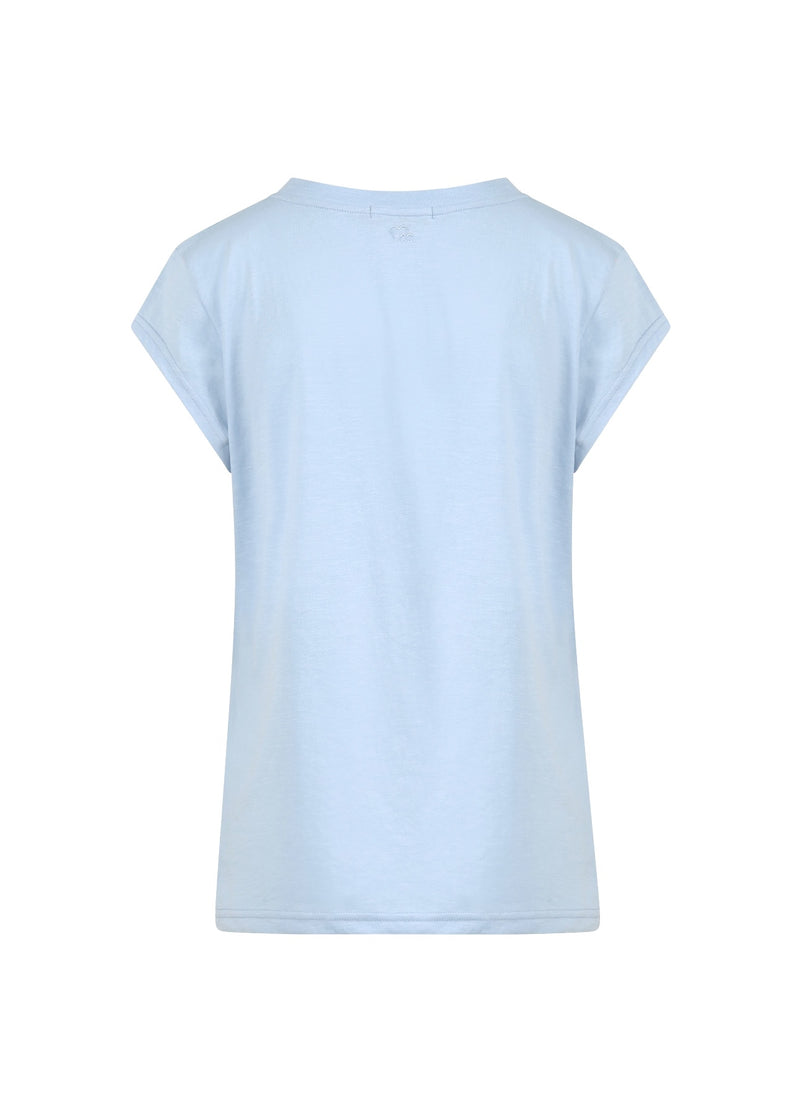 CC Heart CC HEART LOVE T-SHIRT - CAP SLEEVE T-Shirt Powder blue - 588