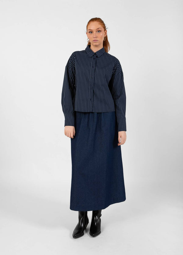 CC Heart CC HEART LYLA STRIPED OVERSIZED SHIRT Shirt/Blouse Navy stripe - 593