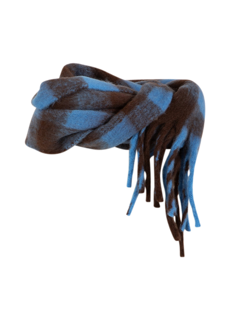 CC Heart CC HEART MAREN SCARF Accessories Blue/brown check - 542