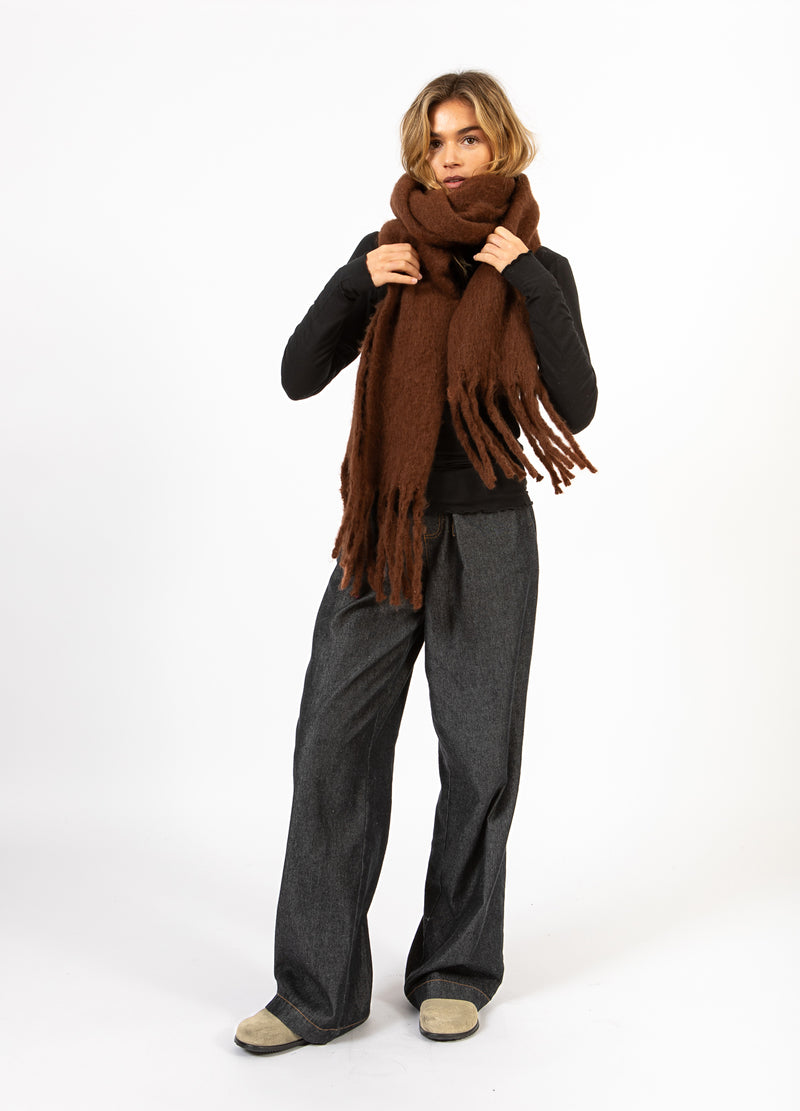 CC Heart CC HEART MAREN SCARF Accessories Chocolate brown - 349