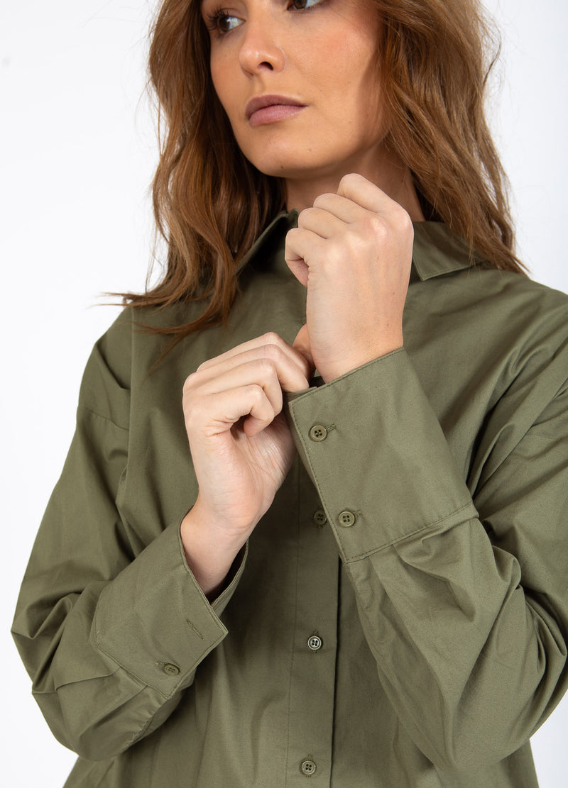 CC Heart CC HEART MILLIE SOLID LOOSE SHIRT Shirt/Blouse Khaki - 467