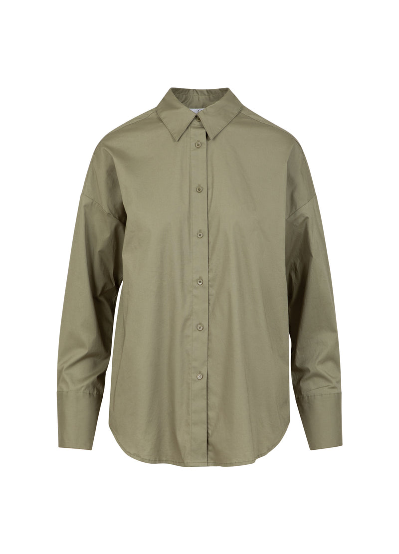 CC Heart CC HEART MILLIE SOLID LOOSE SHIRT Shirt/Blouse Khaki - 467