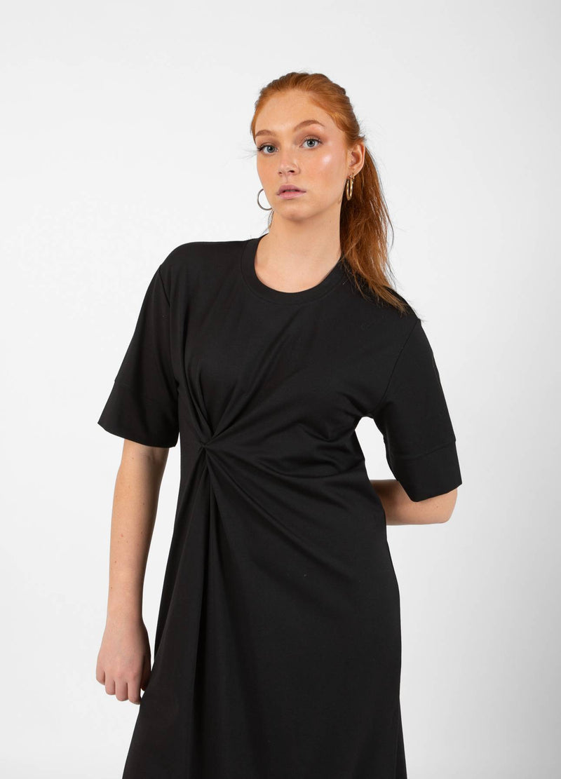 CC Heart CC HEART NOLA DRAPED JERSEY DRESS Dress Black - 100