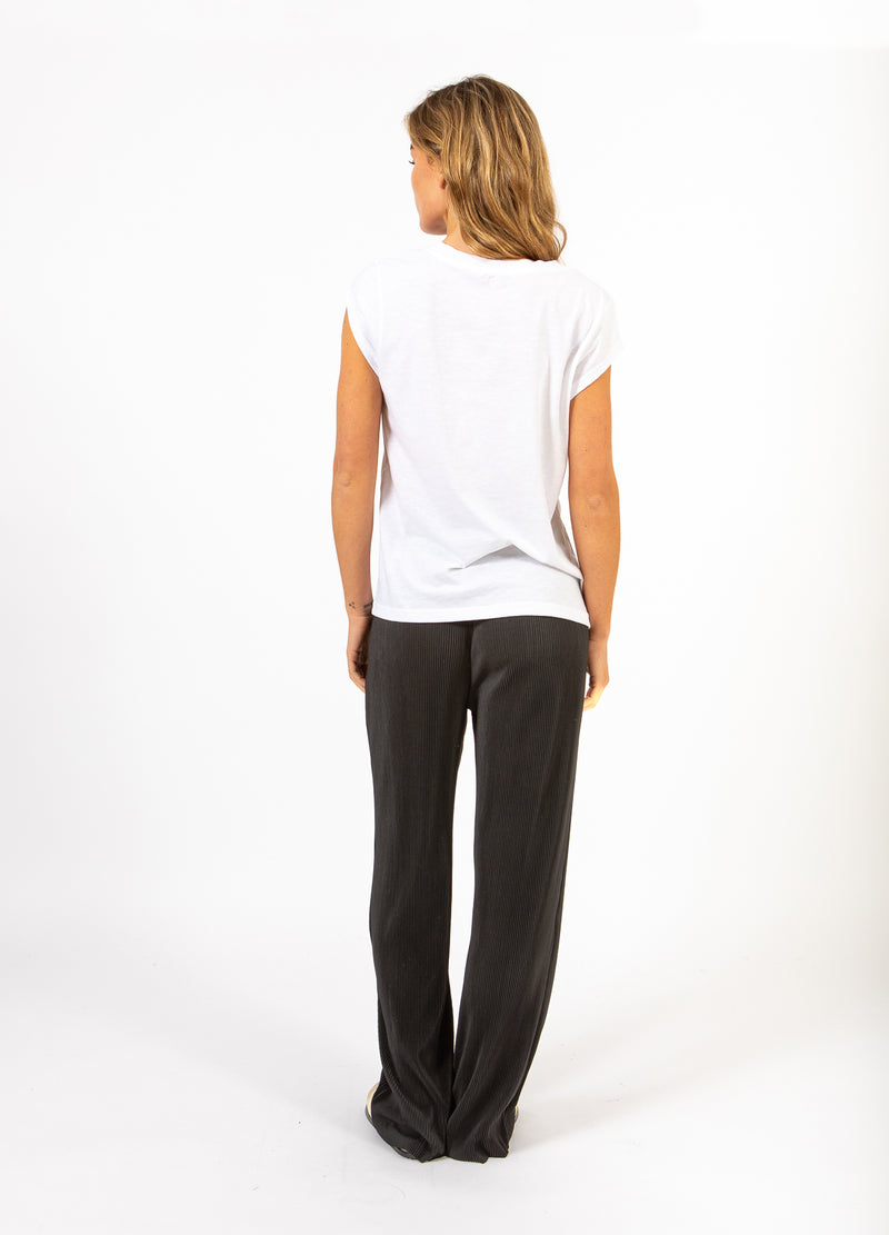 CC Heart CC HEART NOSTALGIA TEE - CAP SLEEVES T-Shirt White/Rose gold emb - 200