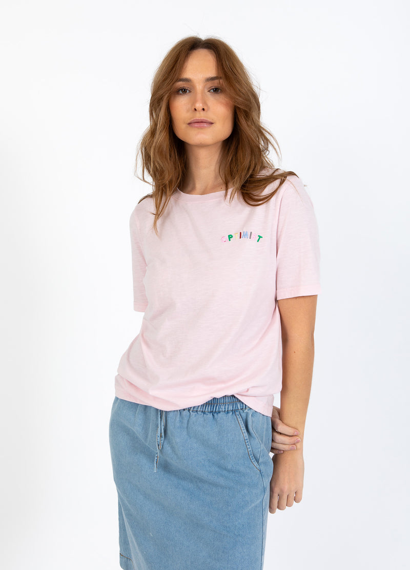 CC Heart CC HEART OPTIMIST TEE - MID SLEEVE T-Shirt Daisy Pink - 600