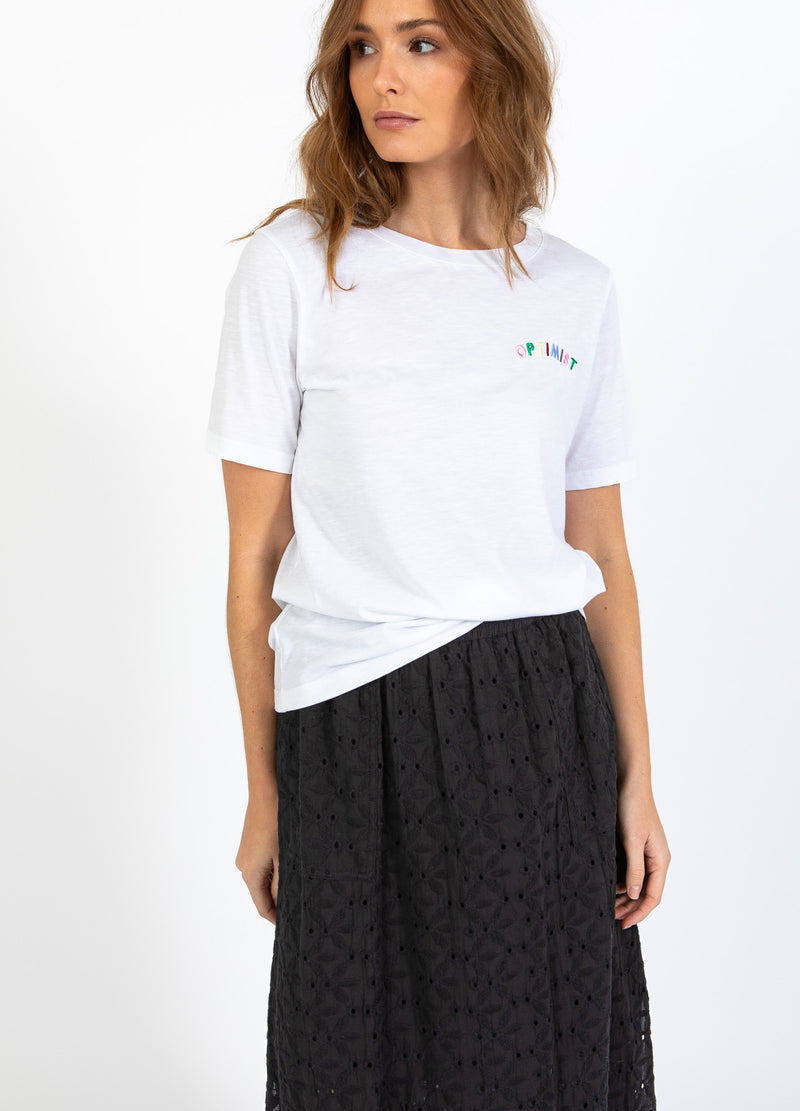 CC Heart CC HEART OPTIMIST TEE - MID SLEEVE T-Shirt White - 200